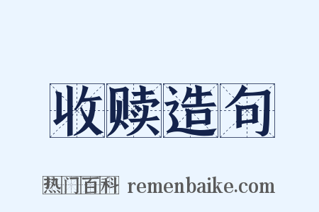 收赎造句是什么意思的图片